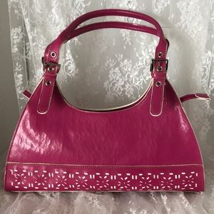 Mondani NY Hot Pink Satchel Purse